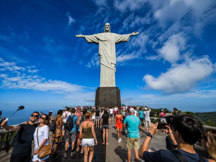 Christ the Redeemer above Rio de Janeiro