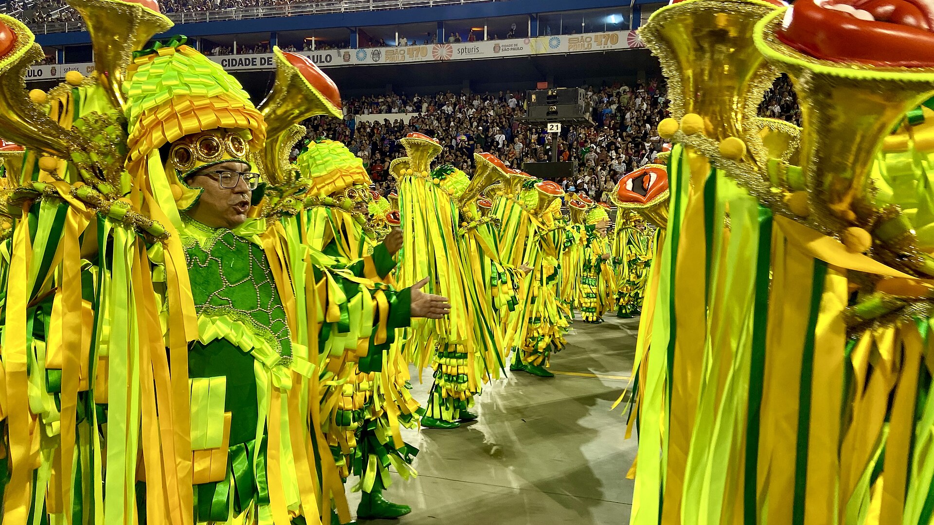São Paulo Carnival, samba schools at the Anhembi sambadrome